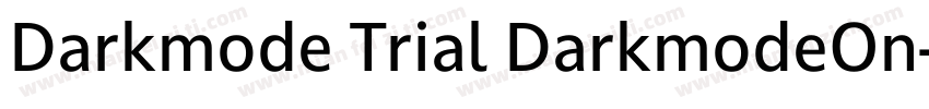 Darkmode Trial DarkmodeOn字体转换